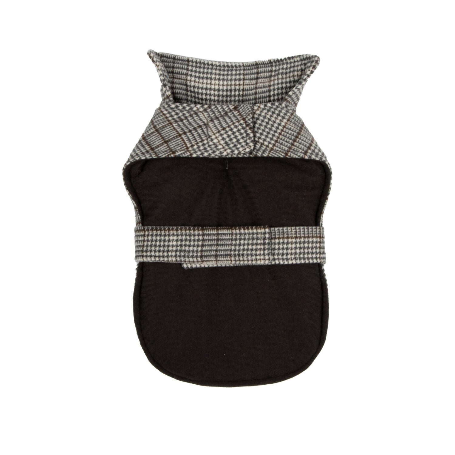 Simply Dog Brown Belted Dog Jacket, Large