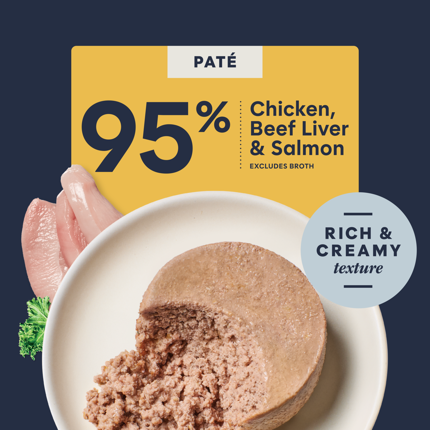Instinct Original Grain-Free Real Chicken Recipe Pate Wet Cat Food, 3-Oz 24-Pack