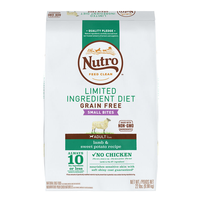 Nutro Limited Ingredient Diet Adult Small Bites Lamb & Sweet Potato Recipe Dog Food