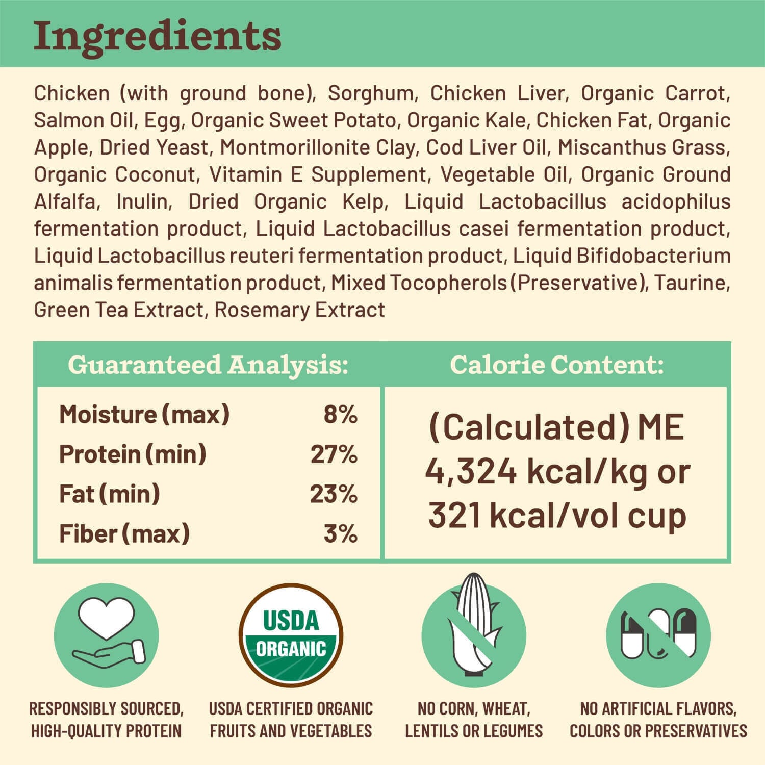 Primal Kibble In The Raw Chicken Recipe Freeze Dried Dog Food