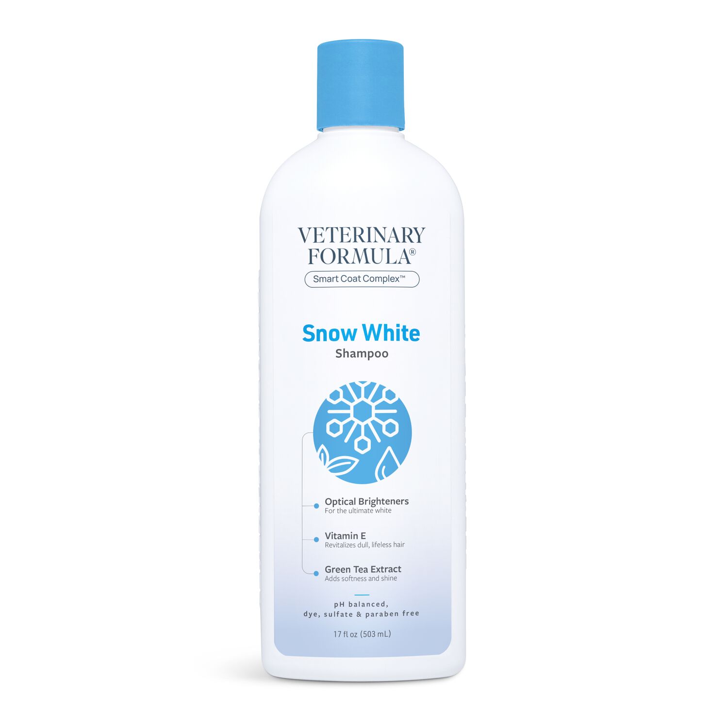 Veterinary Formula Smart Coat Complex Snow White Whitening Cat & Dog Shampoo, 17-Fl Oz Bottle