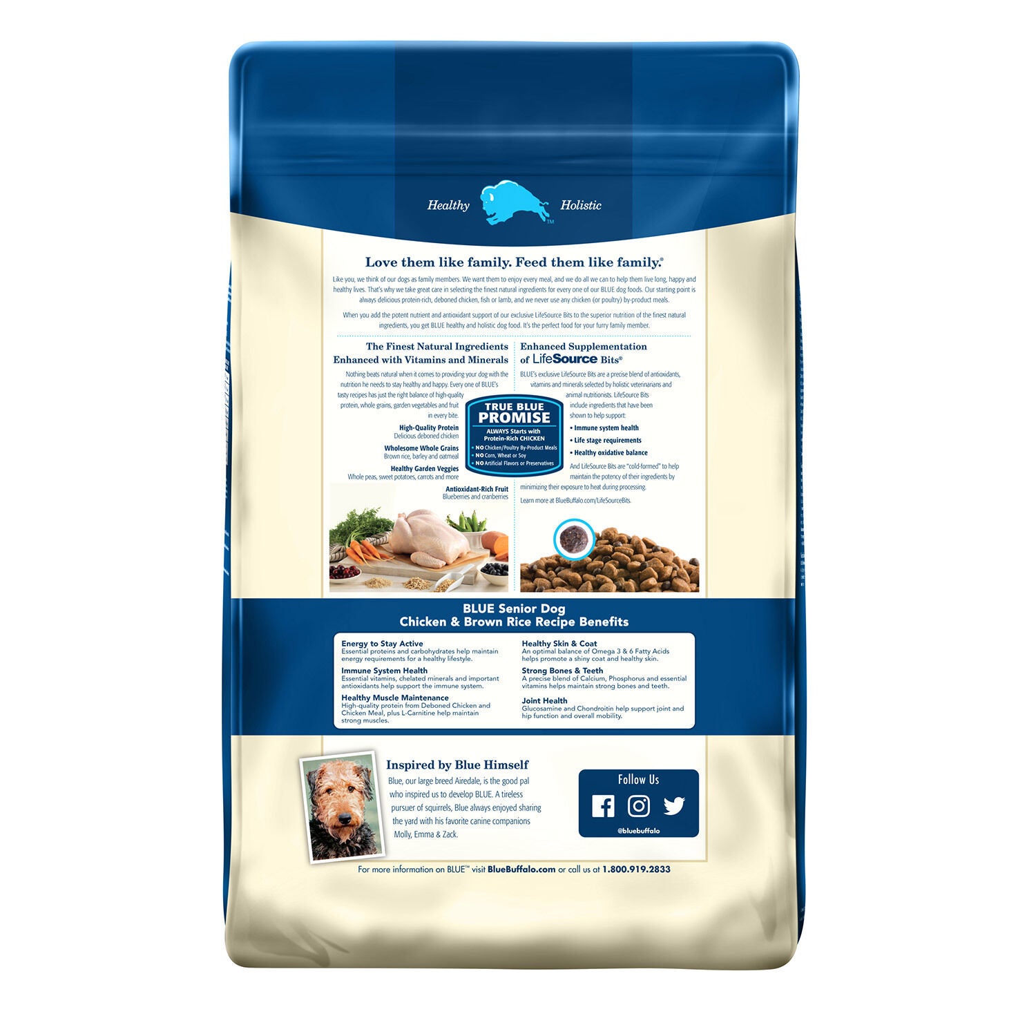 Blue Buffalo Life Protection Chicken & Brown Rice Senior Dog Food