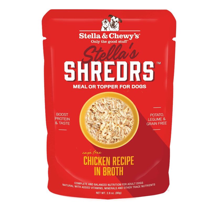 Shredrs Cage Free Chicken Recipe In Broth 2.8 Oz. Dog Food image number 1