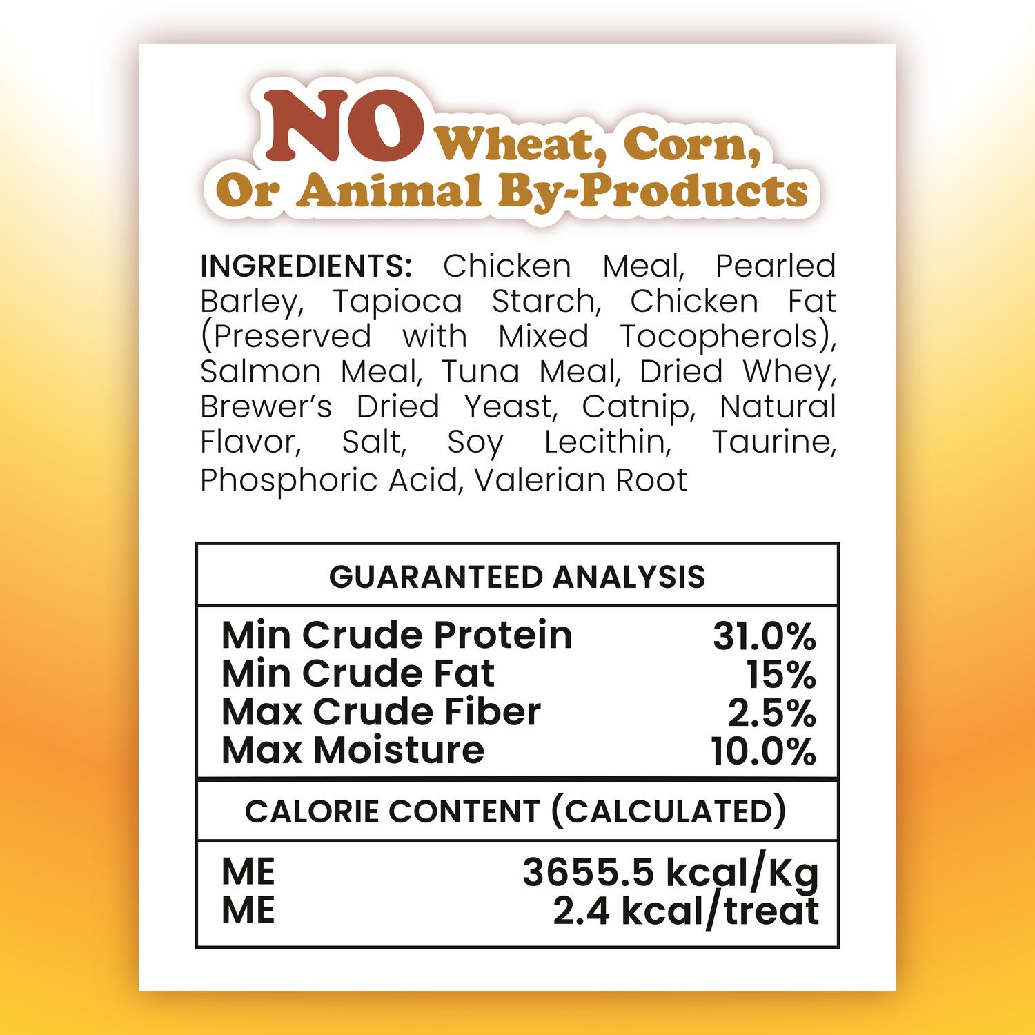 Meowijuana Crunchie Munchies Chicken Cat Treats, 3-Oz