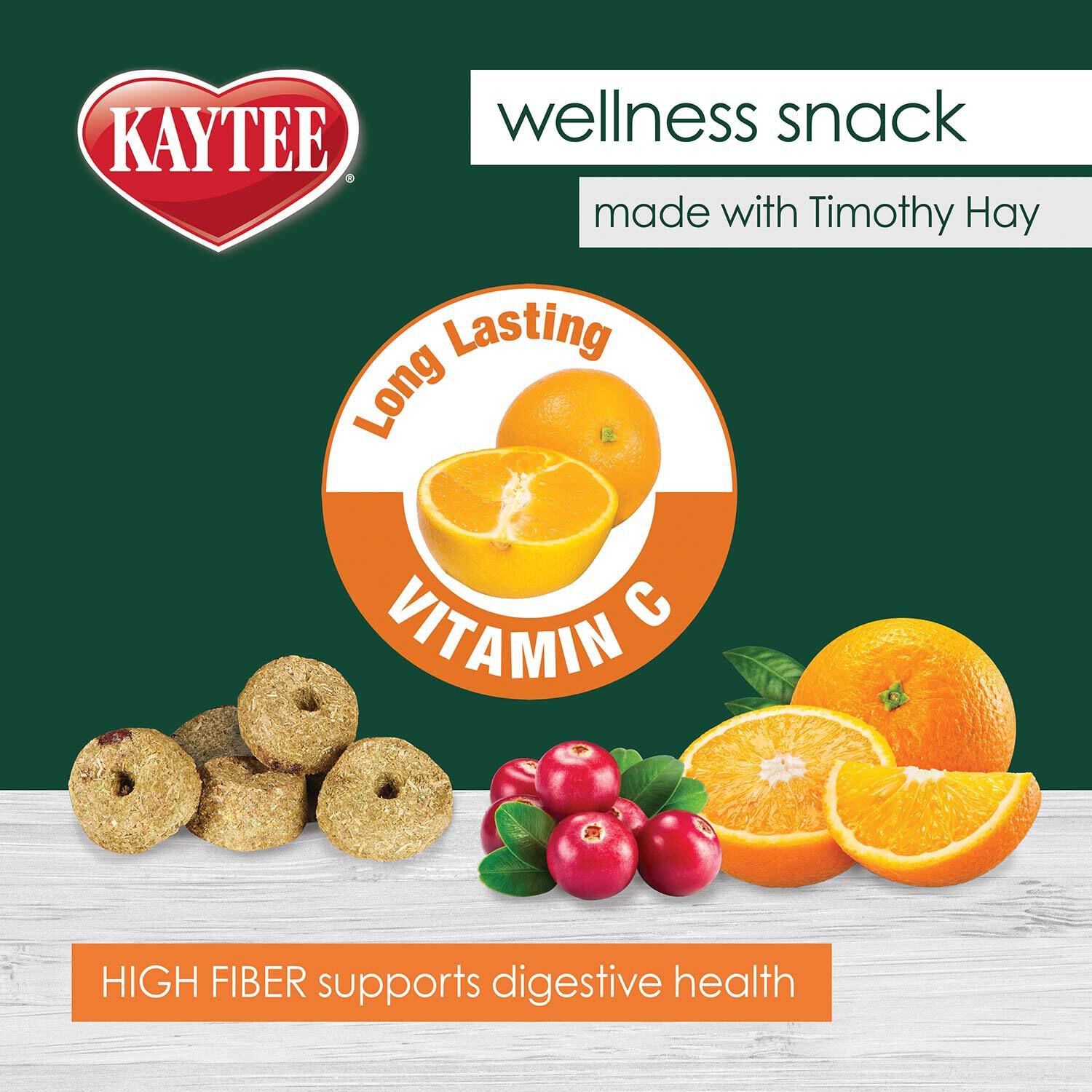 Kaytee Baked Wellness Snacks With Vitamin C Small Animal Treat