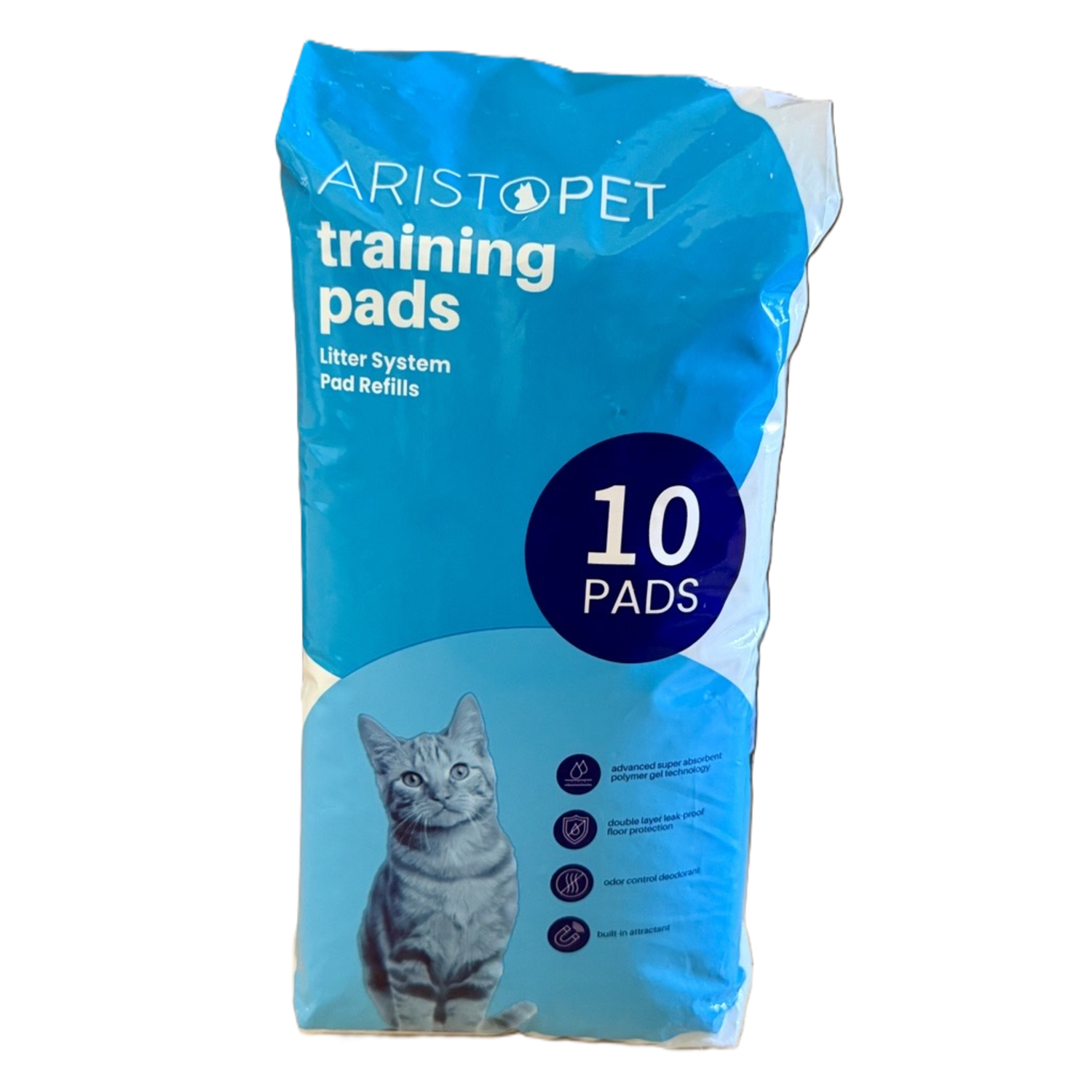 Aristopet Cat Litter System Potty Training Pad Refills, 10 Pack