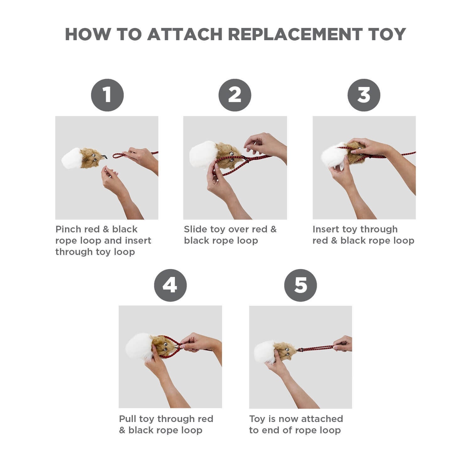Outward Hound Tail Teaser Durable Dog Wand Toy
