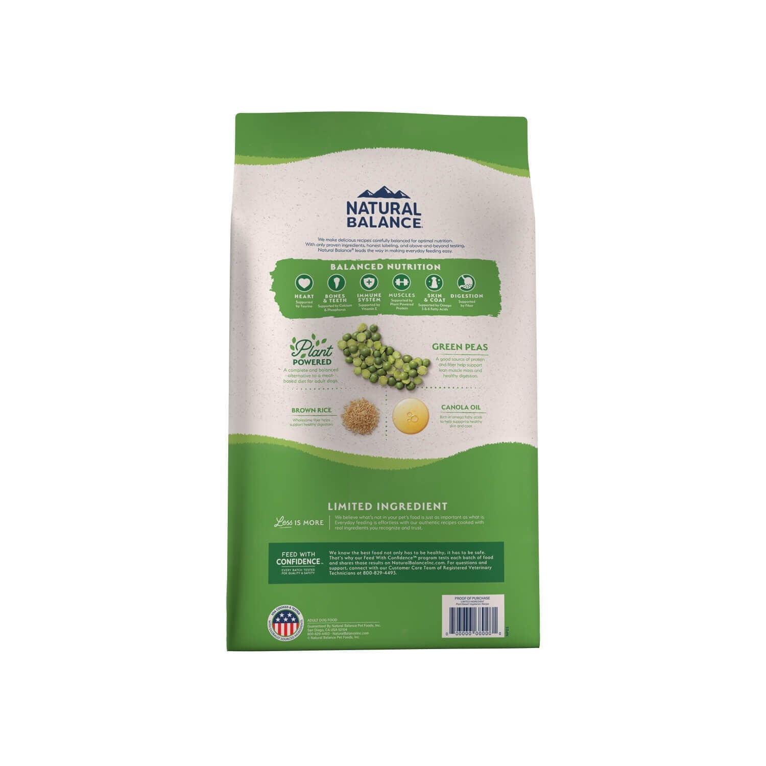 Natural Balance Vegetarian Formula Dry Dog Food 24 lbs