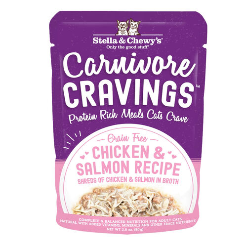 Carnivore Cravings Chicken & Salmon Recipe Cat Food