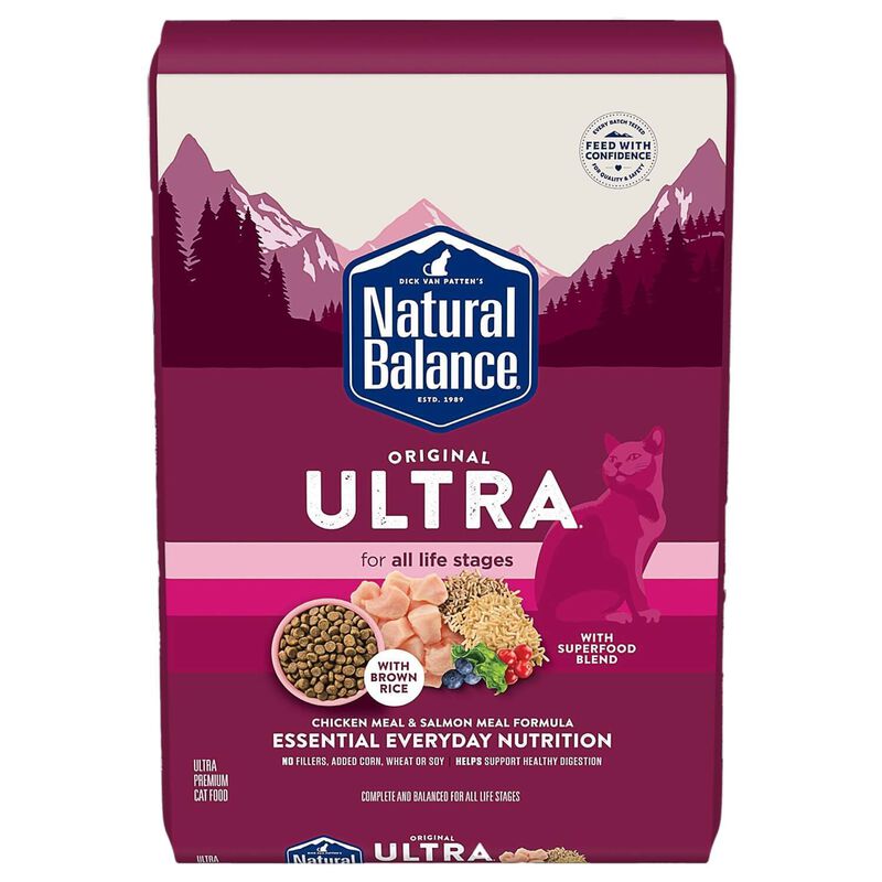 Natural Balance Original Ultra All Life Stages Chicken & Salmon Recipe Dry Cat Food
