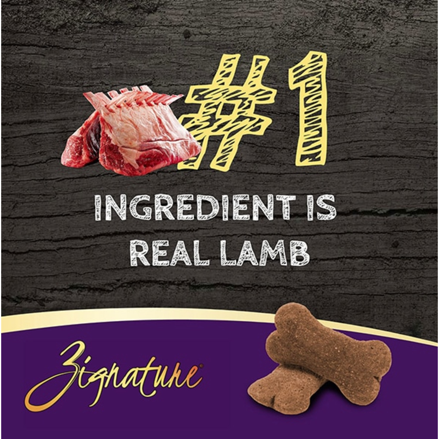Number one ingredient is real lamb