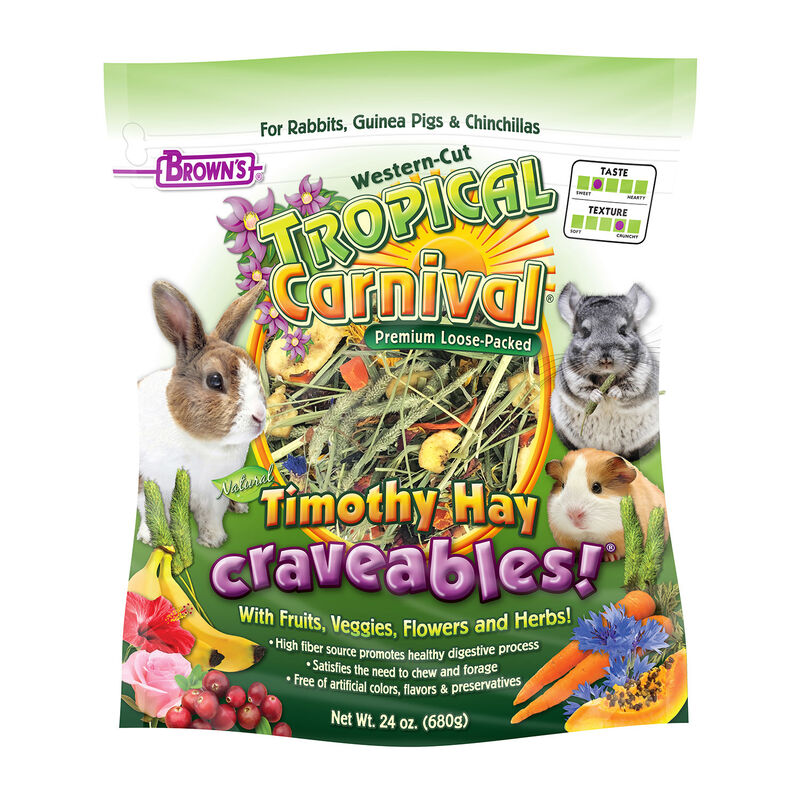 Tropical Carnival® Natural Timothy Hay Craveables!® image number 1