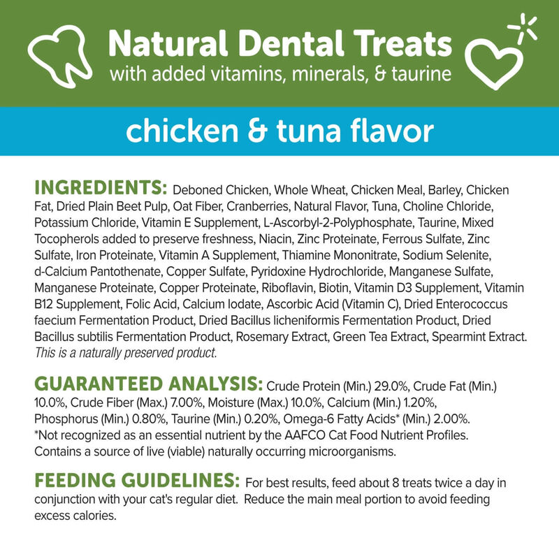 Whimzees By Wellness Cat Dental Treats, Chicken & Tuna