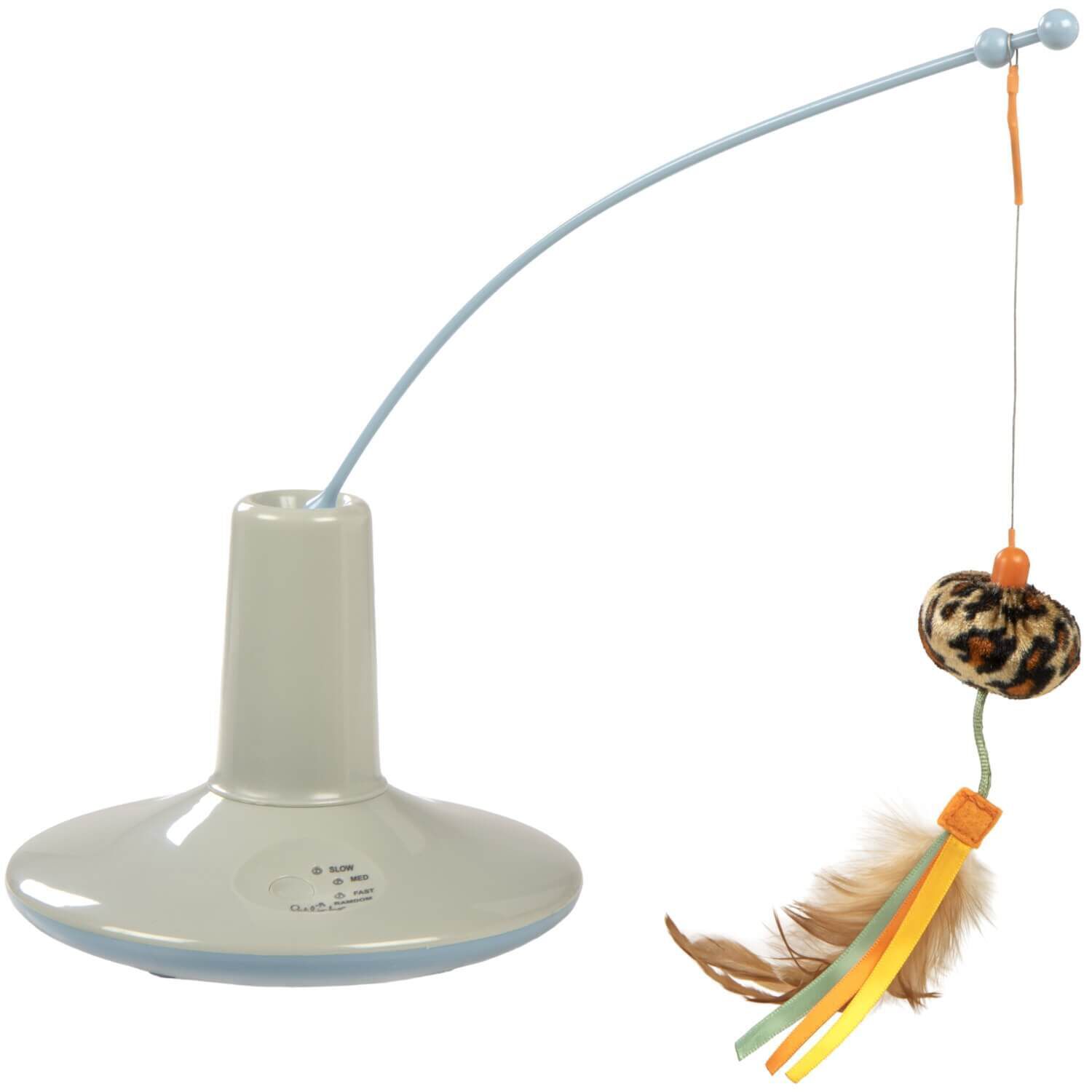 Instincts By Smartykat&reg; Wild Wand Electronic Motion Teaser Wand Cat Toy, Battery Powered