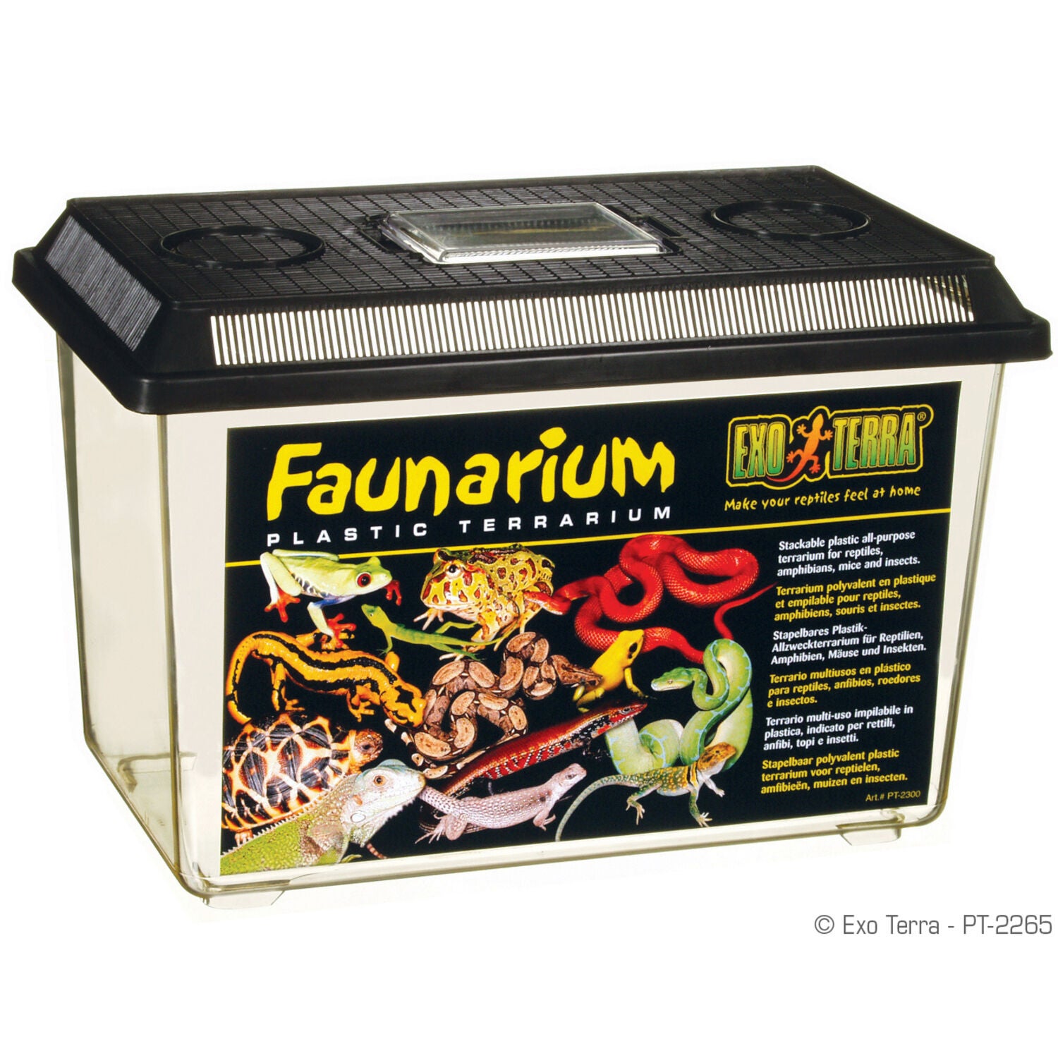 Exo Terra Faunarium Plastic Terrarium, Large