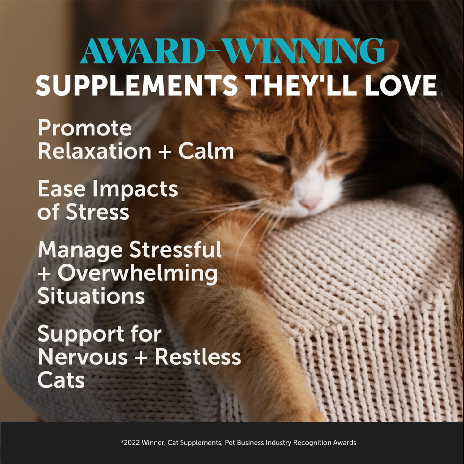 Pet Honesty Calming Chews Anxiety Relief & Behavioral Support Cat Supplement, Chicken Flavored, 30-Day Supply