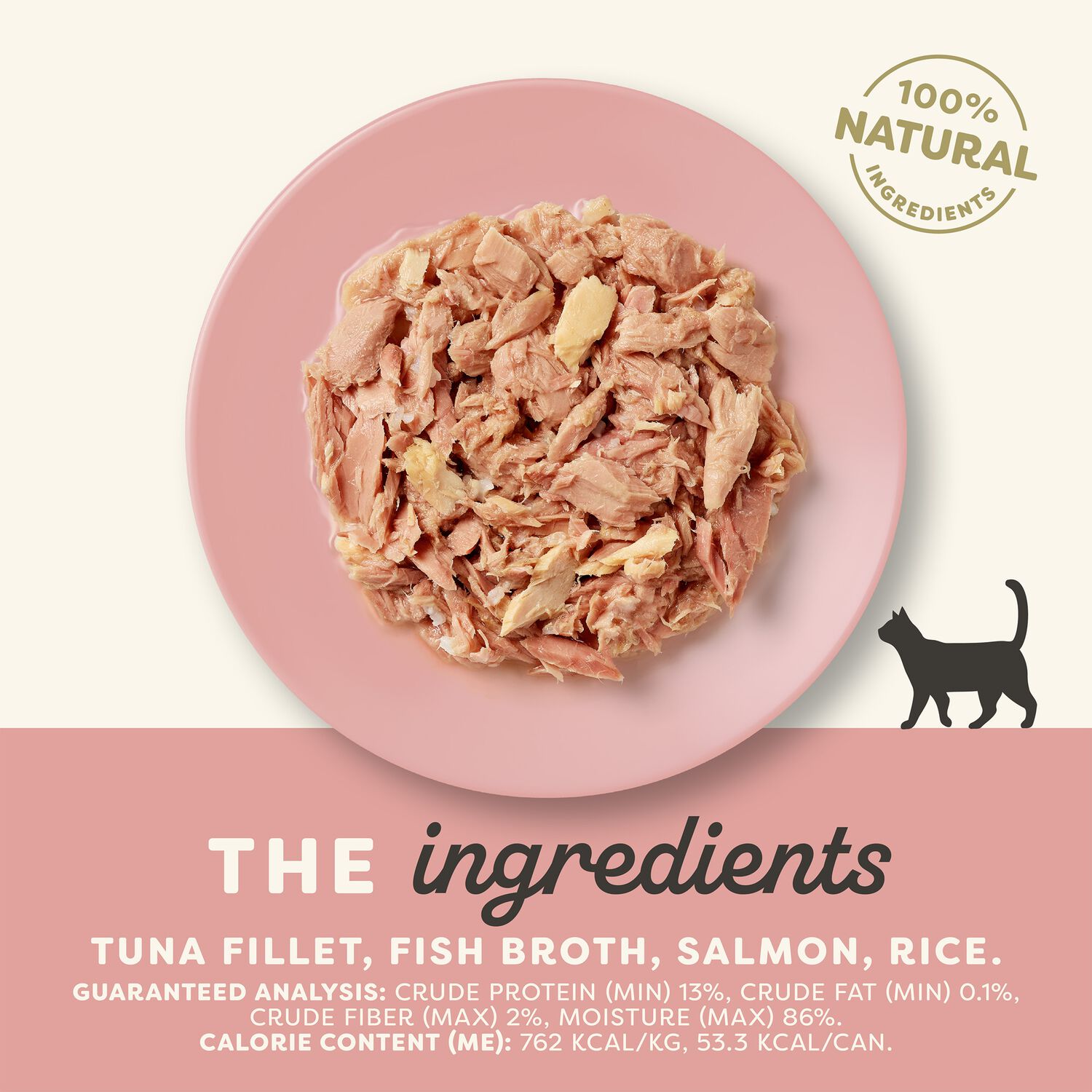 Applaws&trade; Natural Adult Wet Cat Food, Tuna With Salmon In Broth, 2.47-Oz