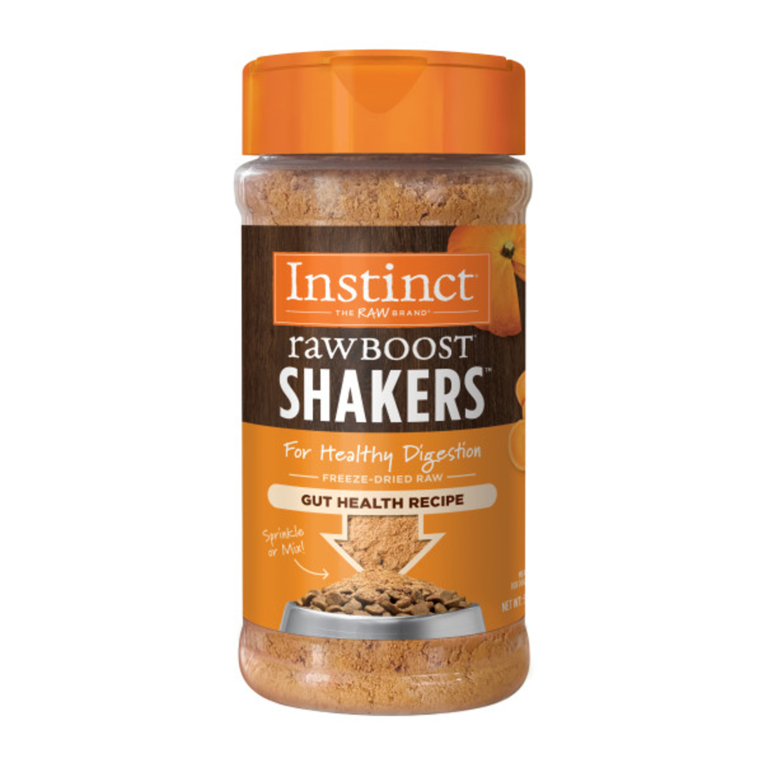 Instinct Raw Boost Shakers Gut Health Freeze-Dried Dog Food Topper, 5.5Oz