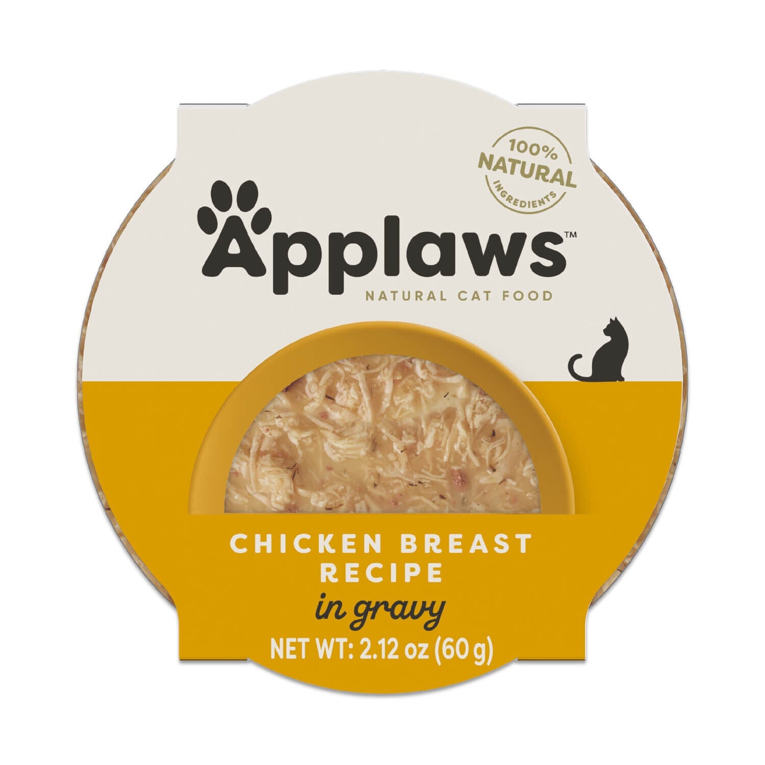 Applaws Natural Chicken Breast Recipe In Gravy Wet Cat Food, 2.12-Oz