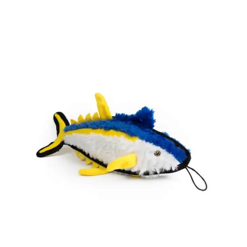 Steeldog Ruffian Swimmer Durable Plush Squeaky Dog Toy - Tuna