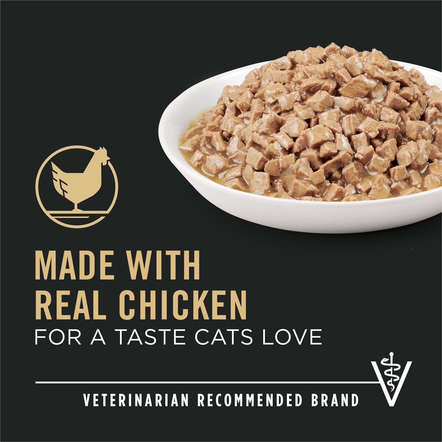 Purina Pro Plan Urinary Tract Health Chicken Entree In Gravy Wet Cat Food, 5.5 Oz. - 24 Pack