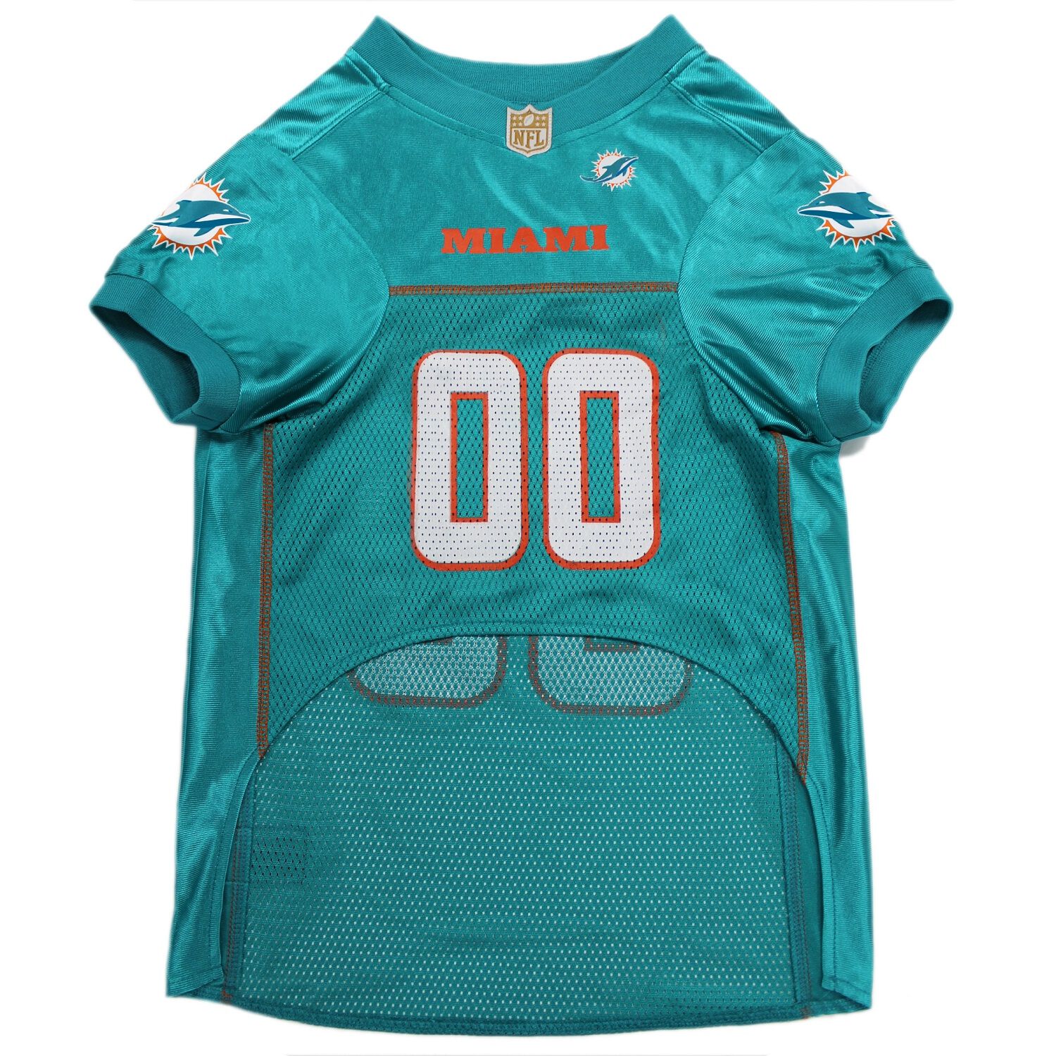 Pet First Miami Dolphins Dog Jersey, Extra Small