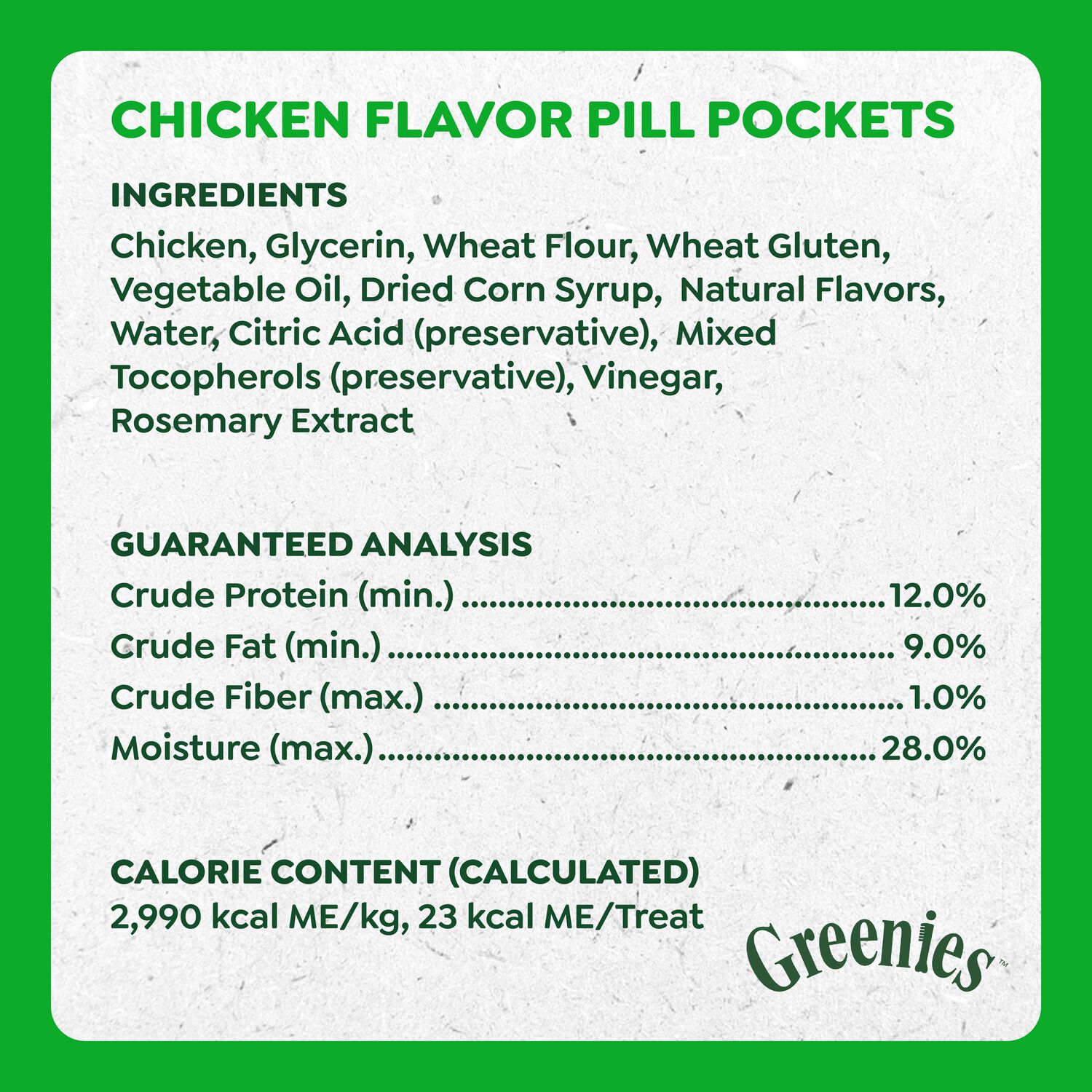 Greenies Pill Pockets Chicken Flavor Large Capsules Dog Treats , 60 Count