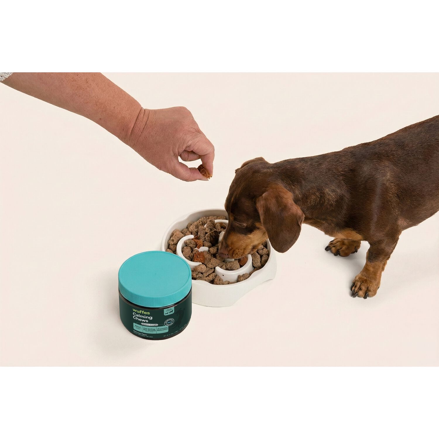 Wuffes Advanced Strength Calming Support Supplement Dog Chews, 5.29 Oz - 50 Count