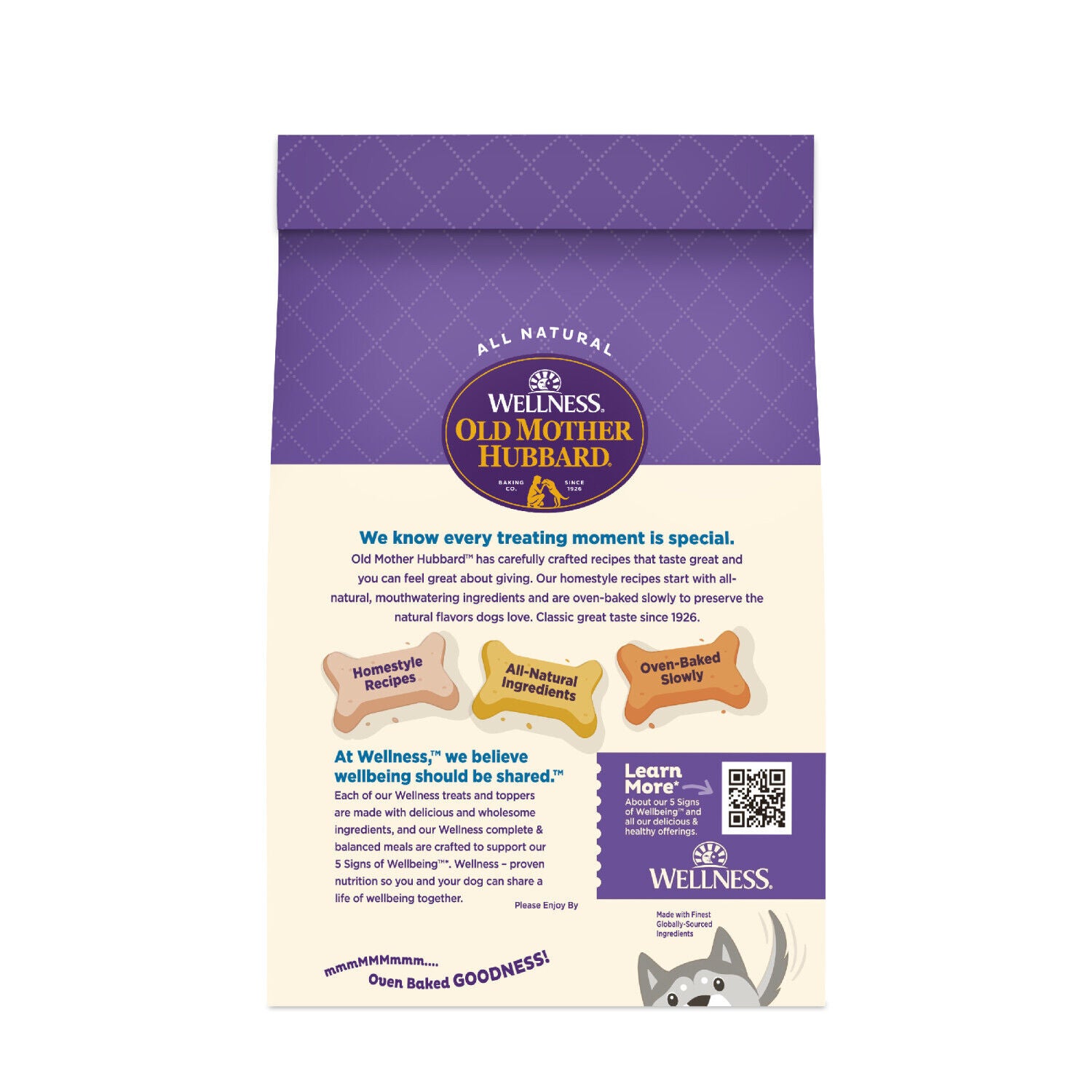 Wellness Old Mother Hubbard Original Mix Dog Biscuits, Natural, Training Treats, Four Flavors, Small Size Dog Treats, 20 Ounce Bag