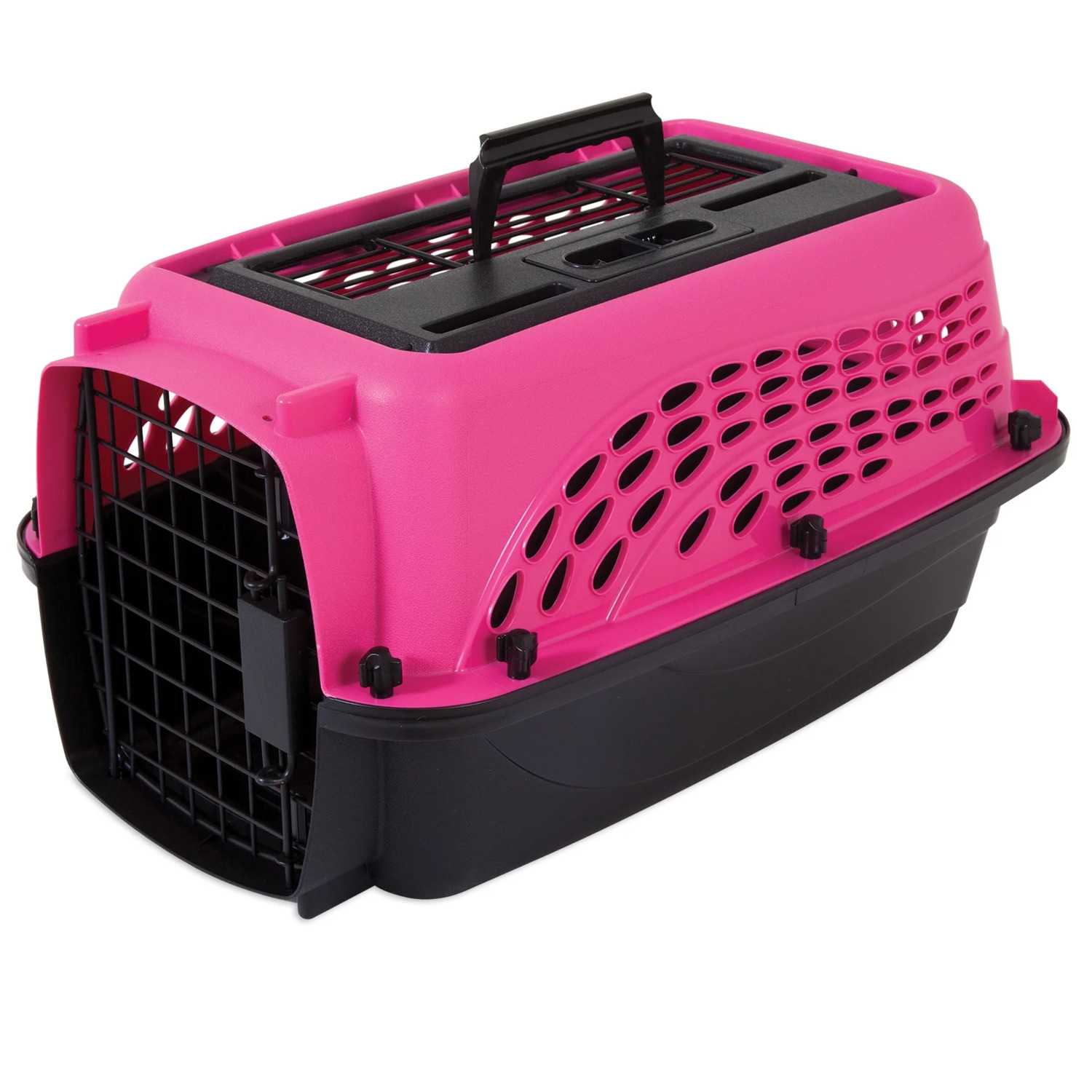 Petmate E-Z Load Two Door Plastic Dog & Cat Kennel, 19"