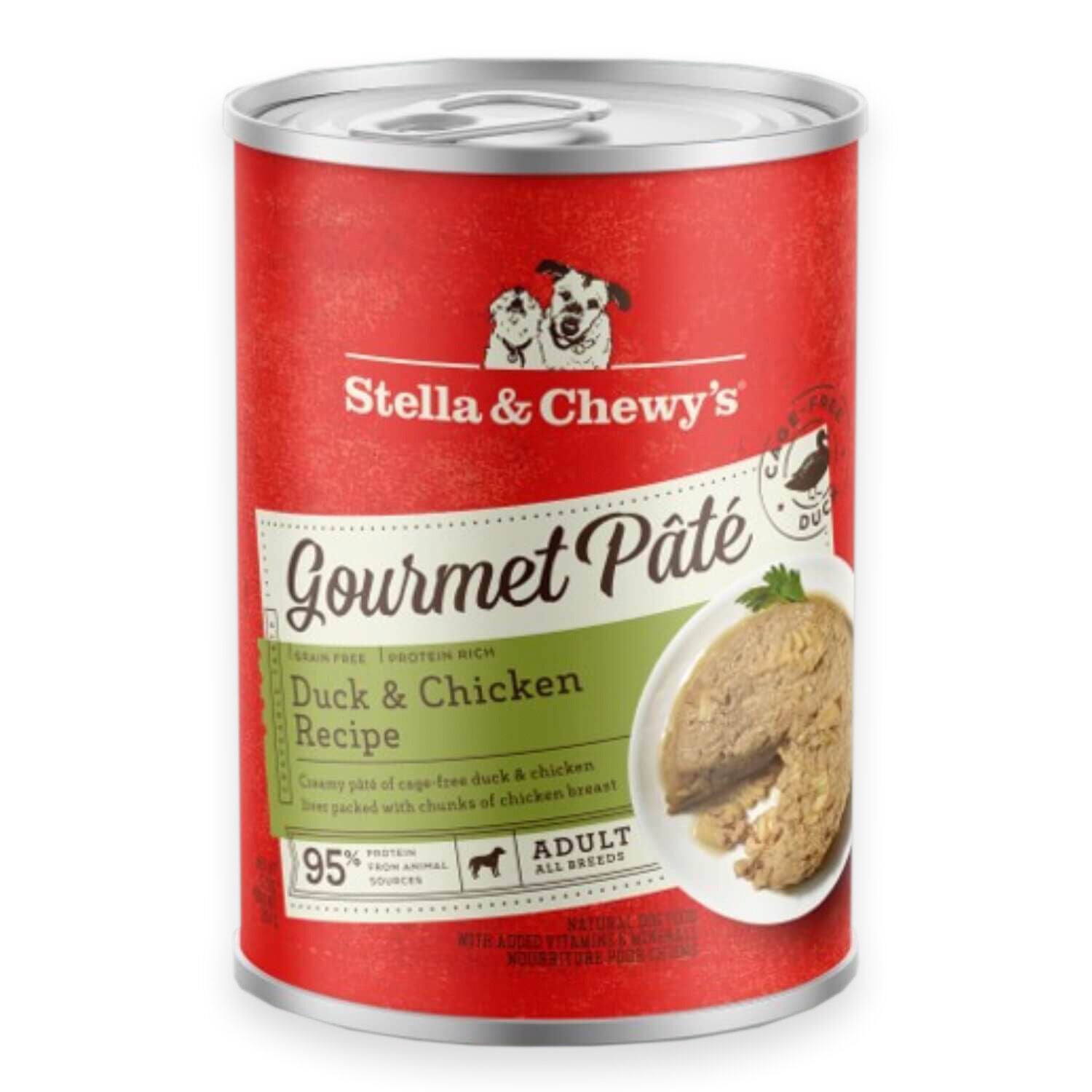Stella & Chewy's Grain-Free Gourmet P&acirc;t&eacute; Duck & Chicken Recipe Wet Dog Food