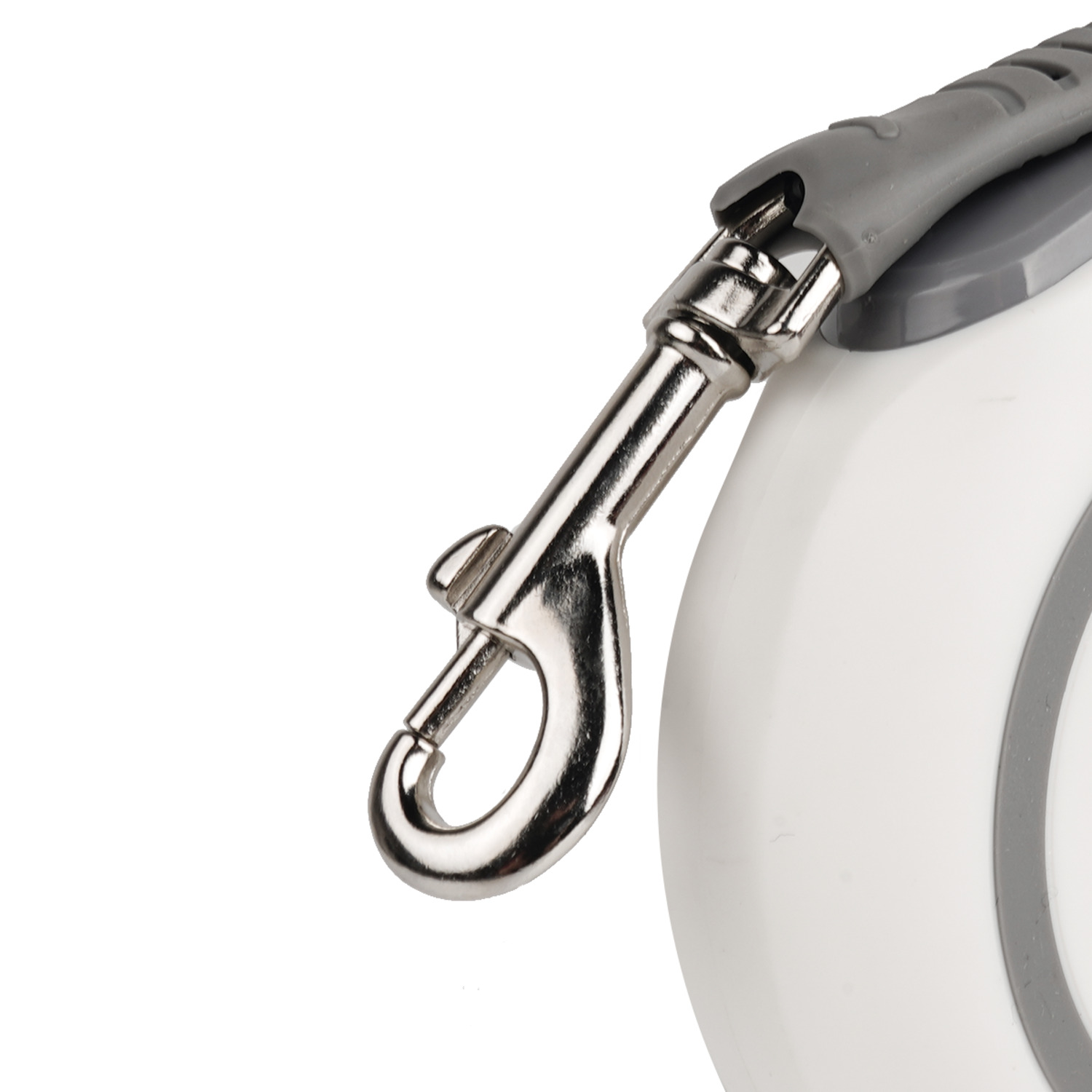 Fida Pet Comfort Series Retractable Dog Leash, White - Large