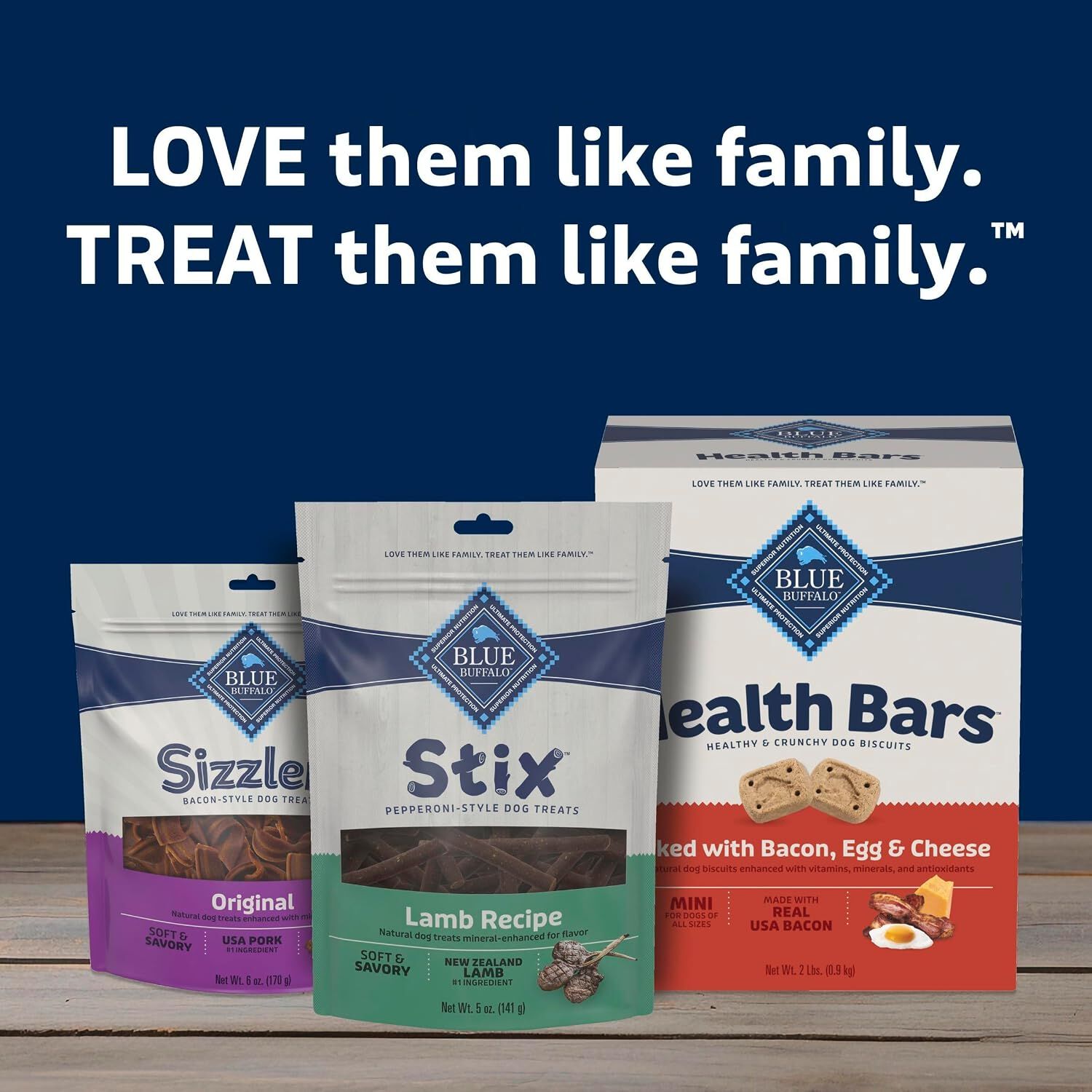 Blue Buffalo Stix Pepperoni-Style Soft & Chewy Dog Treats, Lamb Recipe, 5-Oz Bag