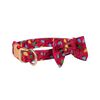 Red Holiday Lights Bow Tie Collar thumbnail number 2