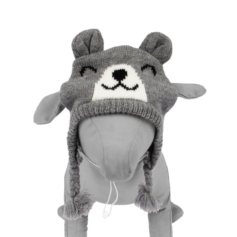 Gray Bear Character Hat image number 1
