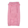 Pink Cable Knit Ruffle Sweater thumbnail number 3