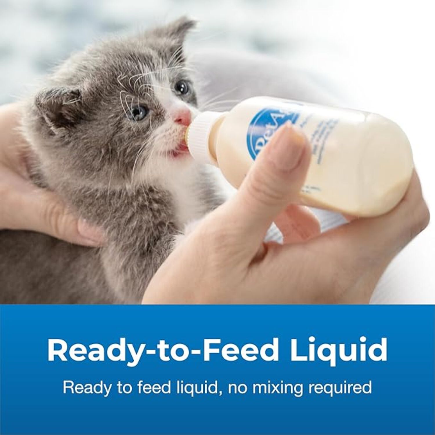 Petag Kmr Goat's Milk Liquid Kitten Milk Replacer Supplement, 16-Oz