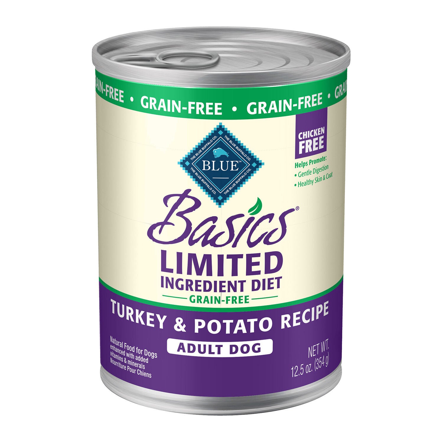 Basics Limited Ingredient Grain Free Turkey Potato Recipe Dog