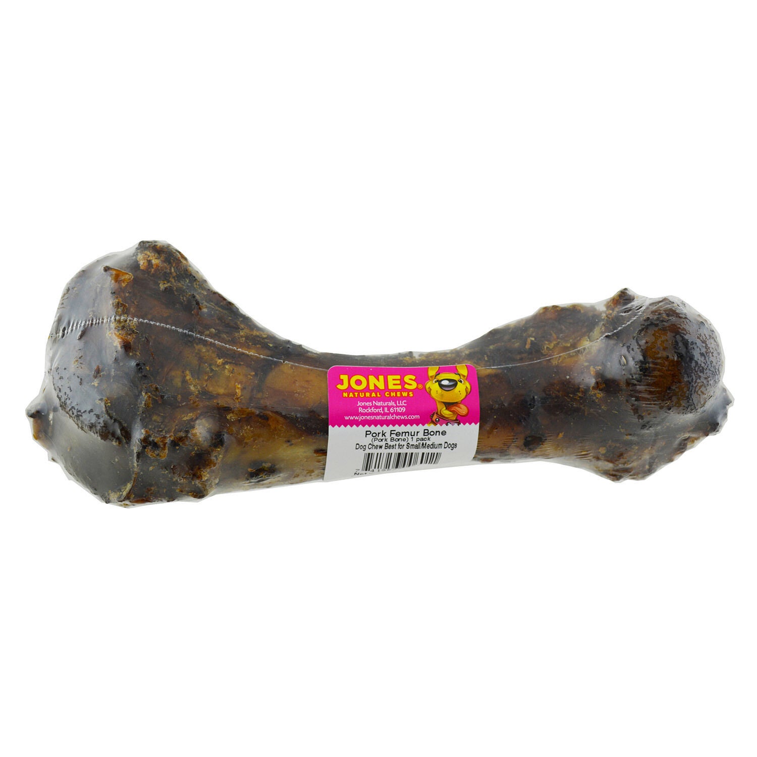 Jones Natural Chews Pork Femur Bone Dog Treat