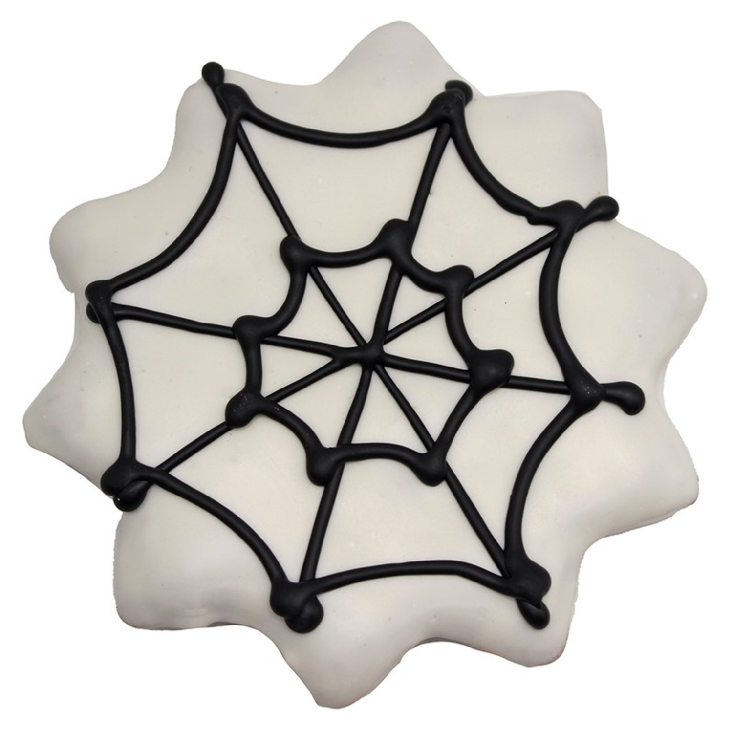 Claudia's Canine Bakery Halloween Spider Web Biscuit Cookie Dog Treat, 1-Each