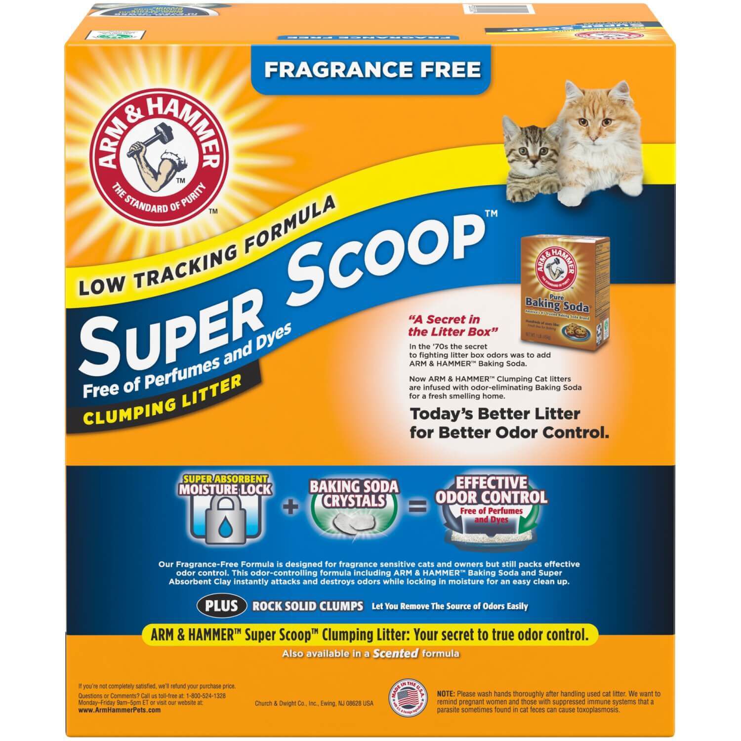 Arm & Hammer Super Scoop Fragrance Free Clumping Cat Litter