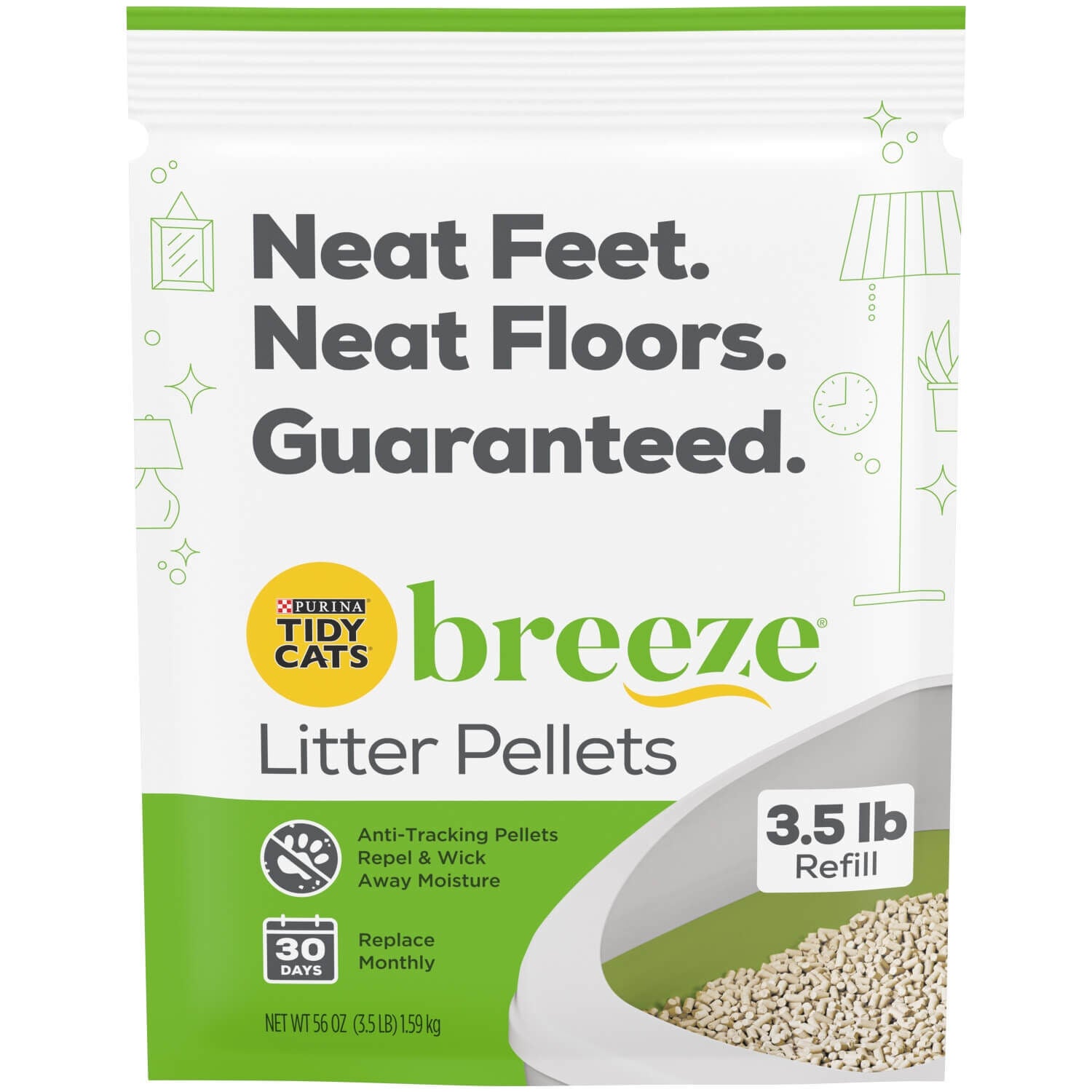 Breeze Pellets Refill Cat Litter 7lb Pet Supermarket