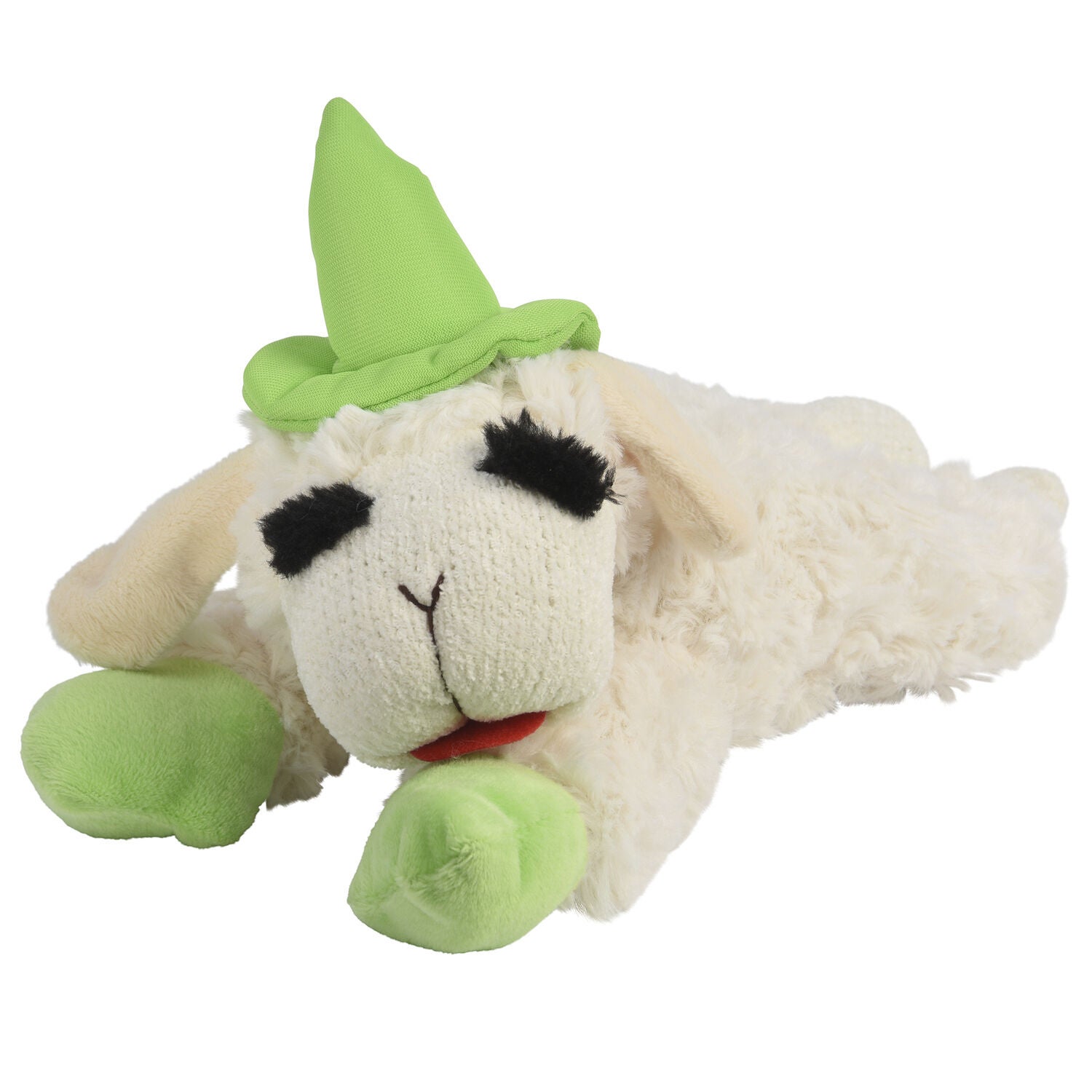 Multipet Halloween Lamb Chop Witch Squeaky Plush Dog Toy, Large, 10.5-Inches