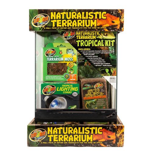 Zoo Med Naturalistic Terrarium Tropical Reptile Enclosure Kit