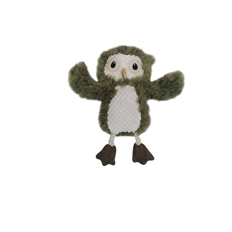 Amber Woodland Grunter Owl Dog Toy image number 1
