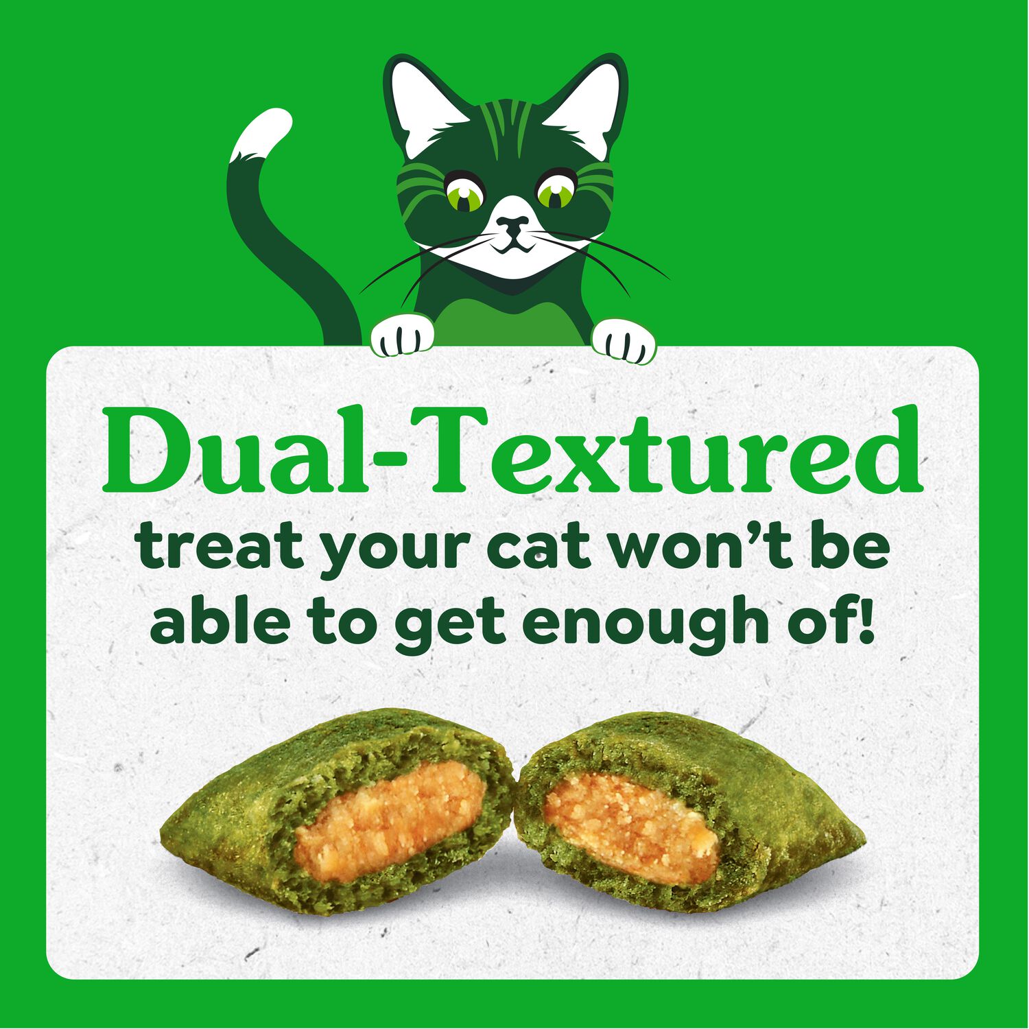 Greenies Feline Smartbites Skin & Fur Health Salmon Flavor Cat Treats, 2.1-Oz