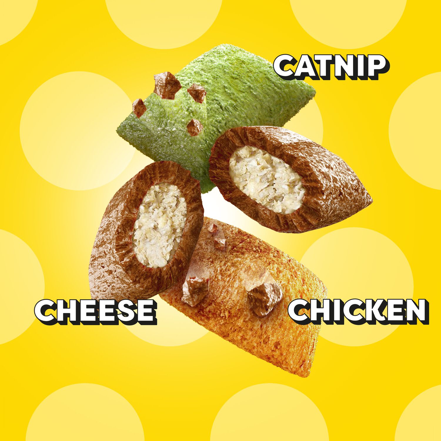 Temptations Mixups Catnip Fever Crunchy & Soft Cat Treats, 30-Oz Canister
