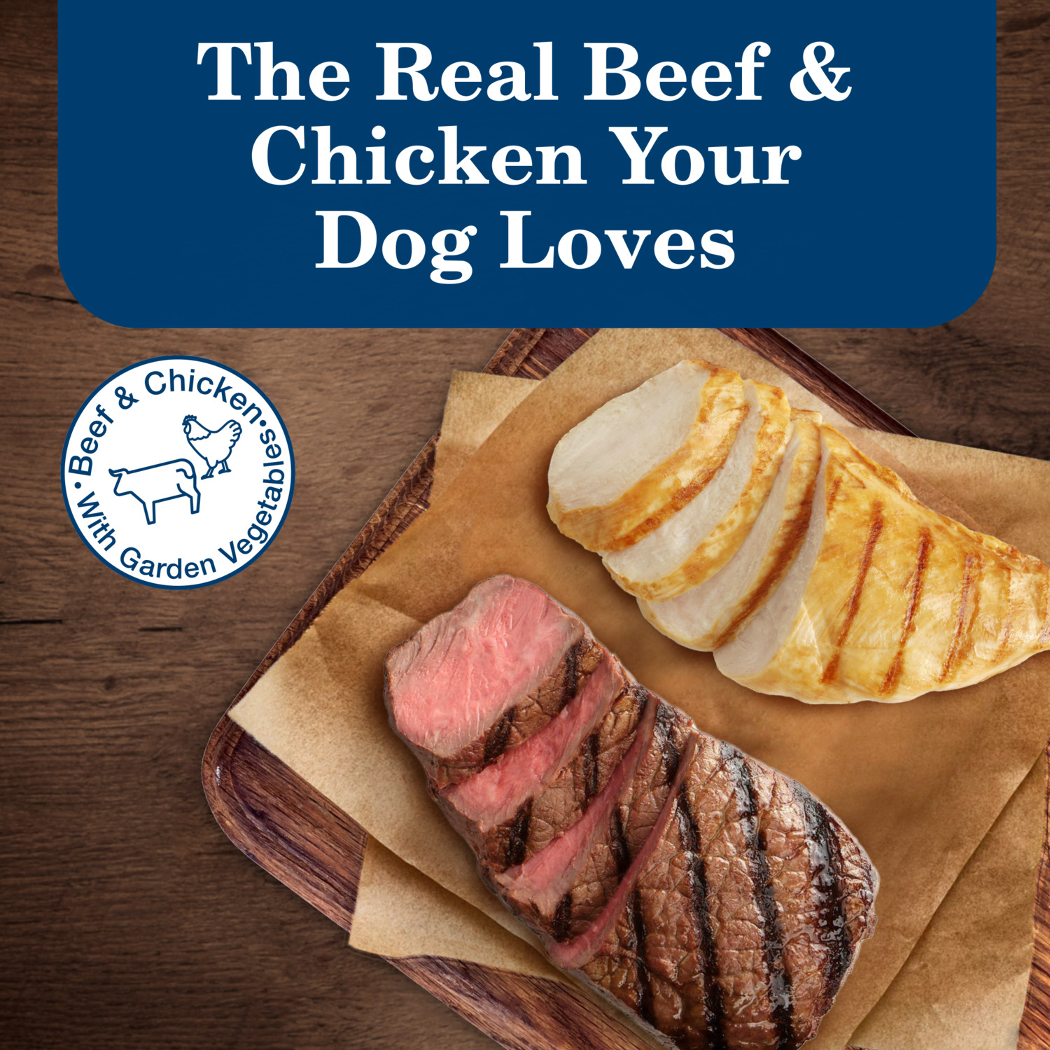 Blue Buffalo Homestyle Recipe Chicken & Beef Pate Wet Dog Food, Variety Pack - 12.5 Oz - Pack Of 6