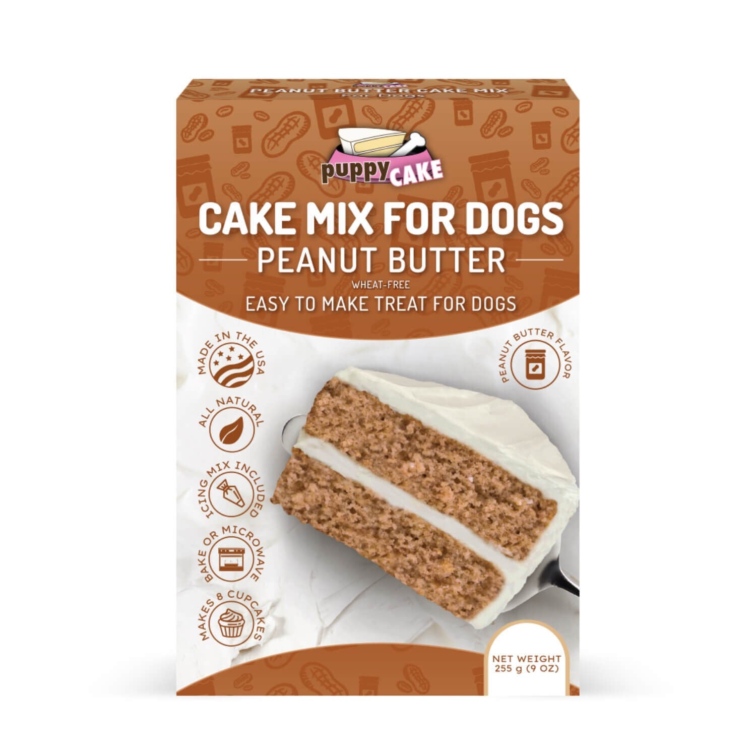 Puppy Cake Dog Birthday Cake Mix  - Peanut Butter