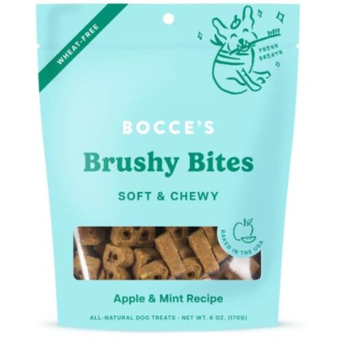 Bocce'S Bakery Dailies Brushy Bites Soft & Chewy Dog Treats